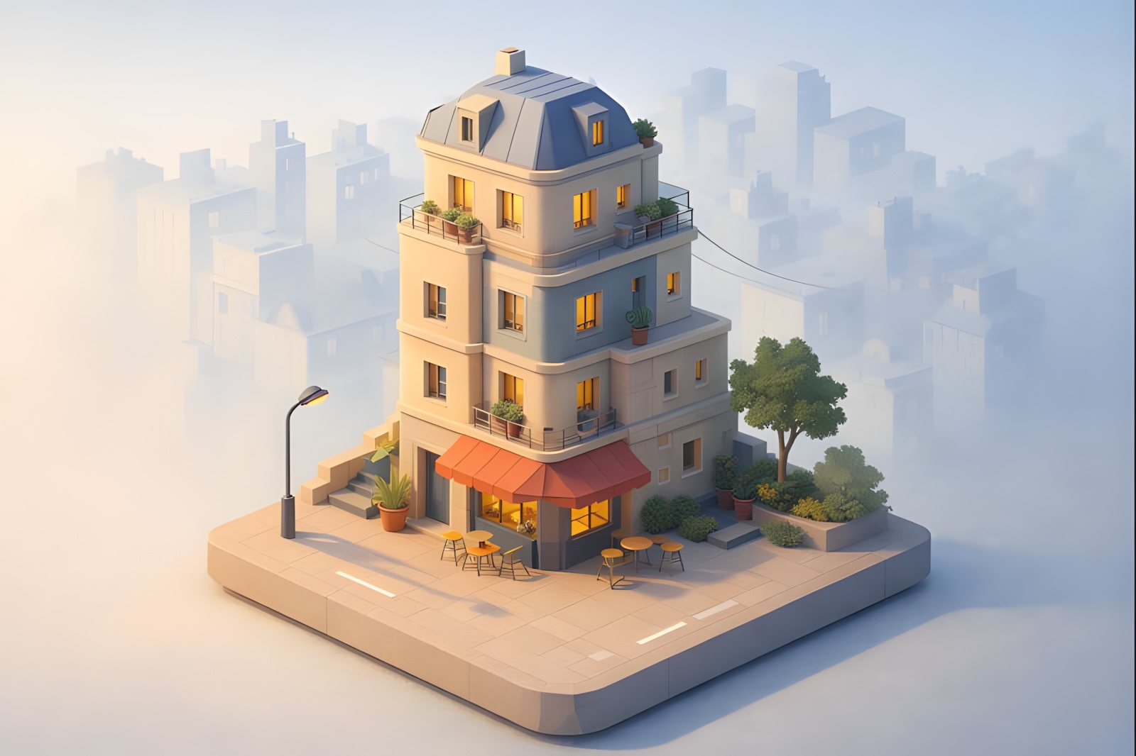 European city architecture details